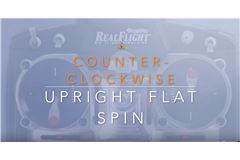 Upright Flat Spins Clockwise and Counter-Clockwise